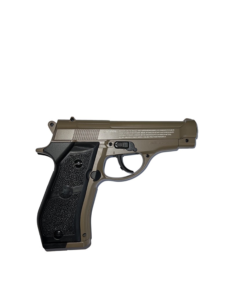 Pistola Aire Comprimido A Balin Swiss Arms Mod P84 Tan Cal 45 Mm Co2 3637